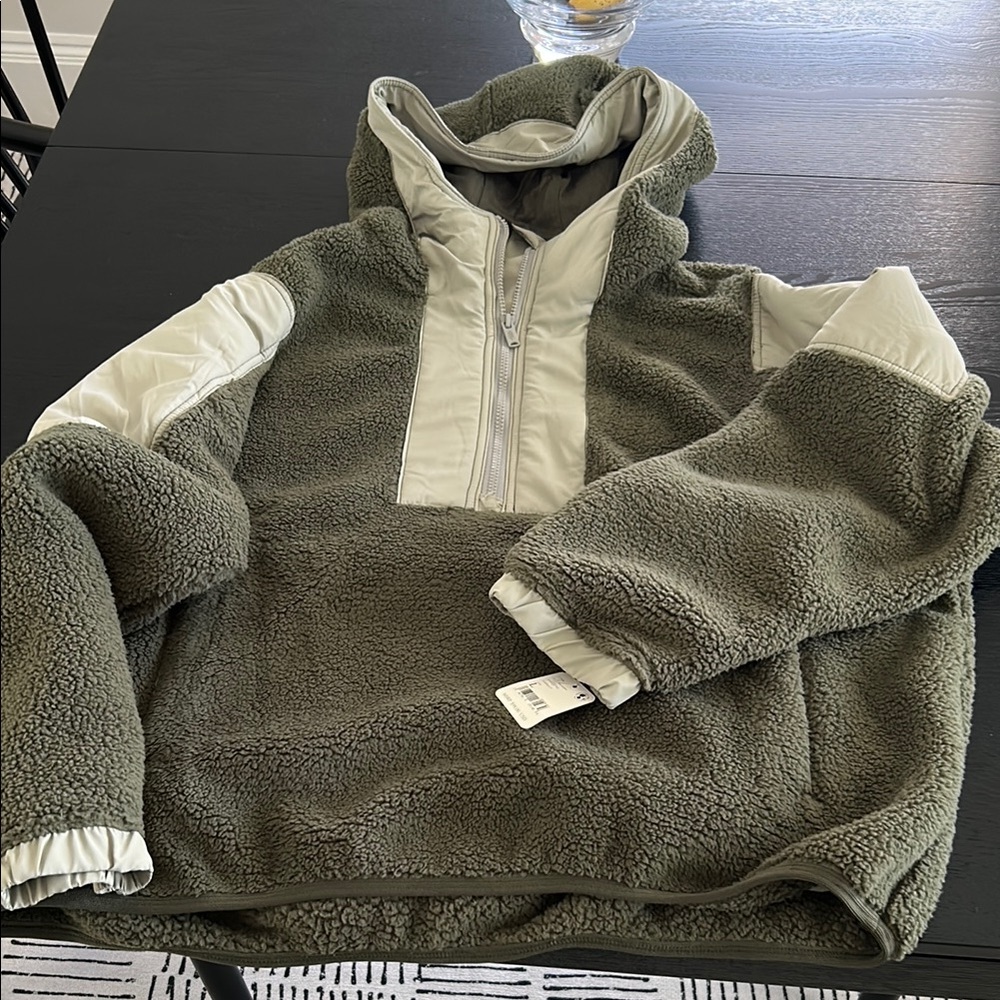 FP Movement Olive Green Fleece Jacket